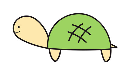かわいい　カメ　イラスト