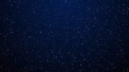 Glitter Little Millions Of Stars On Dark Blue Night Sky Background