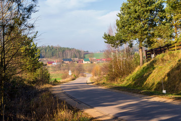 Krajobraz Podlasia, Wzgórza Sokólskie, Jesień na Podlasiu