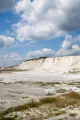 Chalk mining.