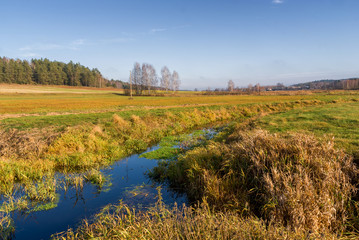 Krajobraz Podlasia, Wzgórza Sokólskie, Jesień na Podlasiu © podlaski49