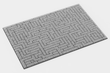 Realistic 3d Render of Door Mat