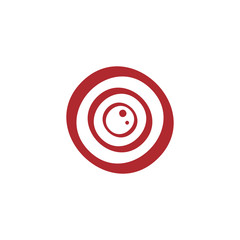 color circle art zoom logo design