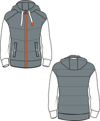 Outdoor Jacket Vest vector