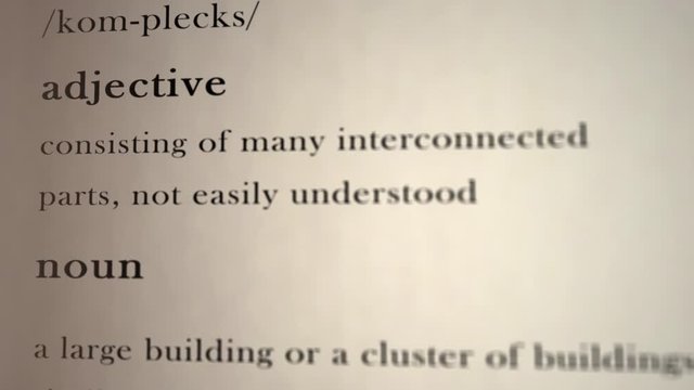Complex Definition