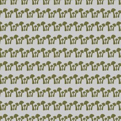 Mushrooms pattern