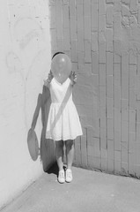 Black and white shot of