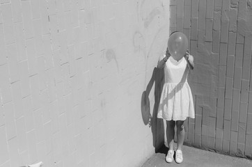 Black and white shot of