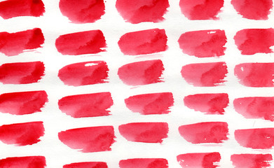 watercolor red paint brush spots background