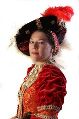 Kleidung einer Herzogin in der Fr&uuml;hrenaissance um 1430