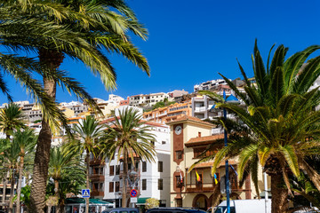 Fototapeta na wymiar View of San Sebastián on La Gomera