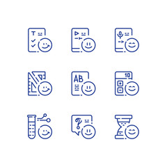 Preschool education concept, learning educational subject, knowledge improvement