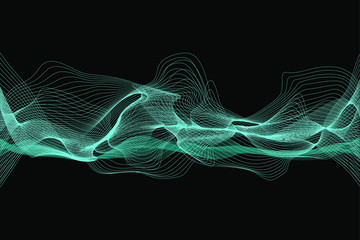 EPS 10 vector. Futuristic colorful background. Backdrop with lines and waves.