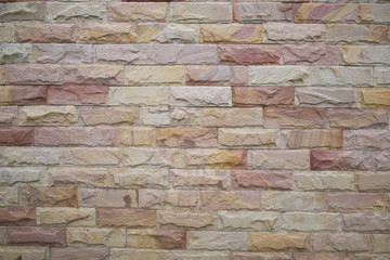 The Old Brick cement background 