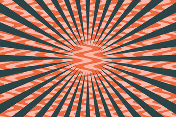 An abstract psychedelic burst background image.