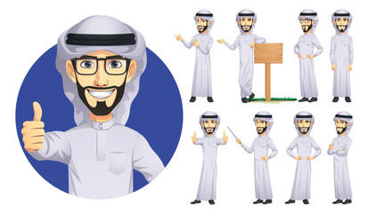 Arab Man Character Set
