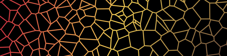 Obraz premium Color Abstract trianglify Generative Art background illustration