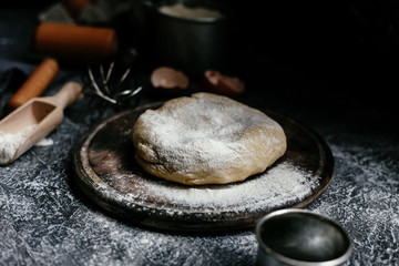 Fototapeta na wymiar baking cookies