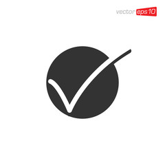 Check Mark Icon Design Vector