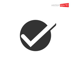 Check Mark Icon Design Vector