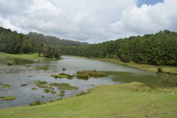lake in the mountains