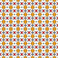 Ethnic, tribal wallpaper. Repeated segmented circles seamless pattern. Openwork ornament. Delicate ornamental background