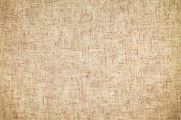 Naklejka na ściany i meble Natural linen material textile canvas texture background