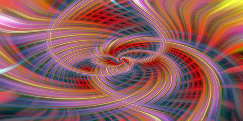 curved lines spiral out from the center, abstract background