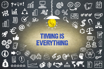 Timing is everything 
