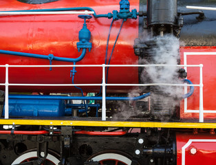 Old steam locomotive
