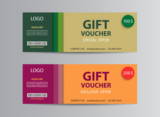 Gift voucher template