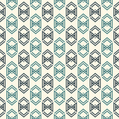 Obraz premium Seamless pattern with arrow fletching. Repeated chevrons wallpaper. Tribal and ethnic motif. Native americans ornament