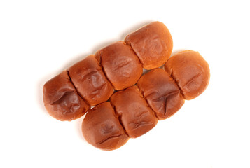 View of group small round bread