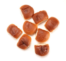 View of group small round bread