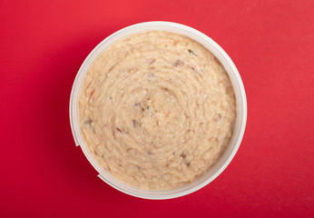 Russian salad, isolated