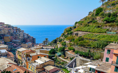 Fototapeta na wymiar Riomaggiore, les Cinque Terre.