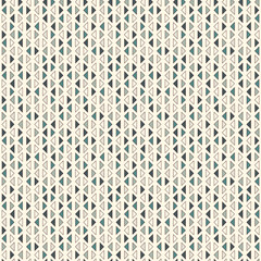 Repeated triangles on white background. Simple abstract wallpaper. Seamless pattern design with geometric figures.