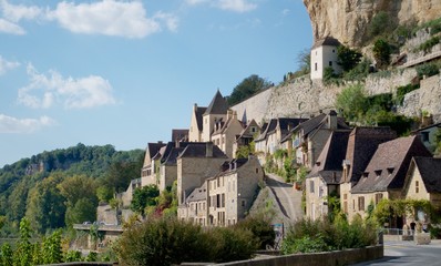 Fototapeta na wymiar Overview of the village Beynac-et-Cazenac, France