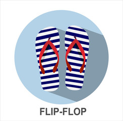 Flip-Flop icon vector.