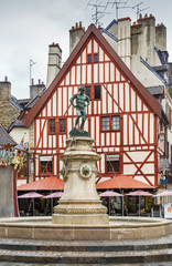 Francois Rude square, Dijon, France