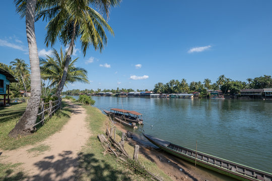 Don Det rural view, 4000 Islands, Lao PDR