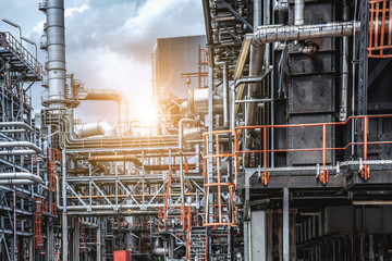 Close-up industry Oil refinery. -image