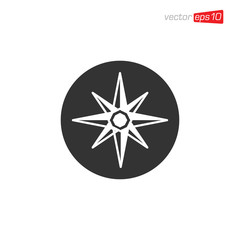 Compass Icon Design Vector Template