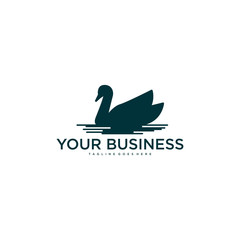 swan logo design 