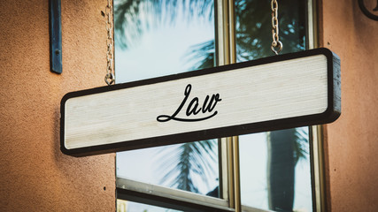 Street Sign to Law