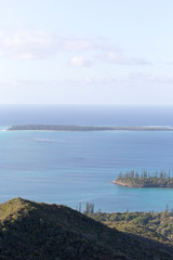 The coast view from ile des pins