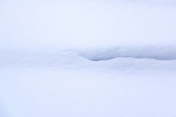 Fototapeta na wymiar Fresh snow textured copy space background