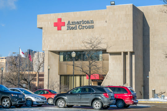 American Red Cross Exterior Building And Logo