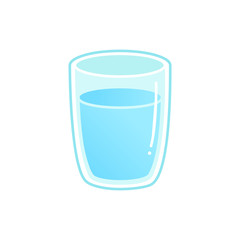 Water cup illustration