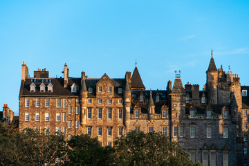 Fototapeta premium Edinburgh, Scotland, Houses